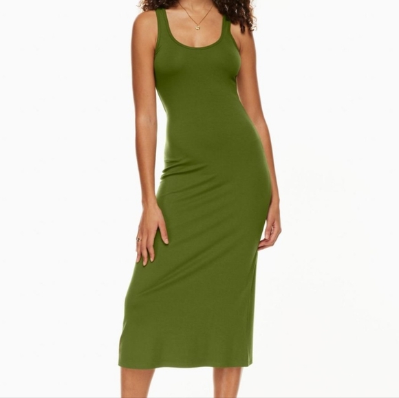 Aritzia Wilfred Libertine Dress in Green - Picture 1 of 8